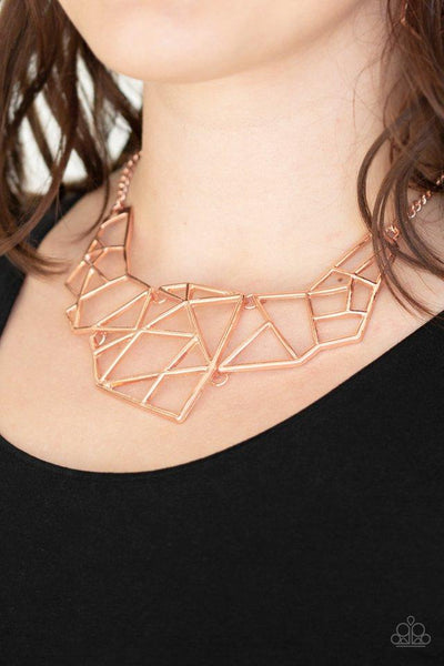 World Shattering Copper Necklace