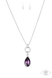 Lookin Like A Million Purple Necklace