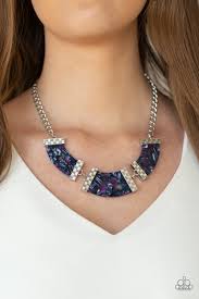 Haute-Blooded Purple Necklace