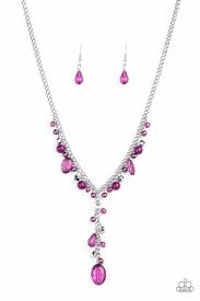 Cyrstal Couture Purple Necklace