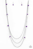 Collectively Carefree Purple Necklace