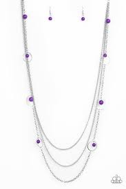 Collectively Carefree Purple Necklace