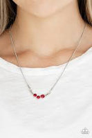 Sparkling Stargazer Red Necklace