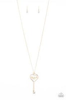 The Key To Mom's Heart Gold Necklace