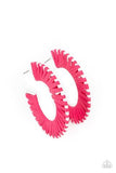 everybody conga pink earrings