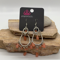 Summer Sorbet Orange Earring