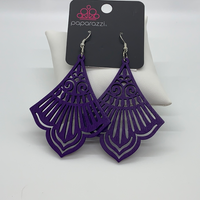 Eastern Escape - Purple Earrings