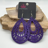 Zesty Zen Purple Earring