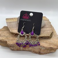 Colorful Colada Purple Earring