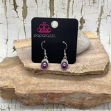 How Fancy - Purple Earrings