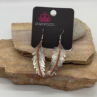 Fearless Flock - Orange Earrings