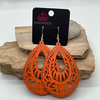 Zesty Zen Orange Earrings