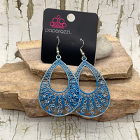 Flamingo Flamenco Blue Earring