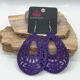 Zesty Zen Purple Earring