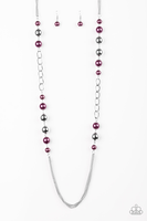 Purple Metallic Necklace
