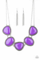 Viva La Vivid Purple Necklace