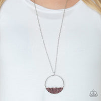 Bet Your Bottom Dollar Purple Necklace