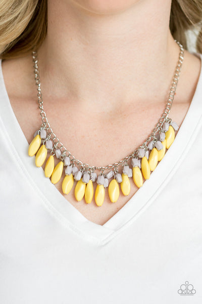 Bead Binge Yellow Necklace
